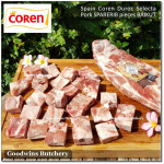 Pork baikut iga babi frozen SPARERIB spare rib COREN DUROC SELECTA  PORTIONED / PIECES (price/kg)